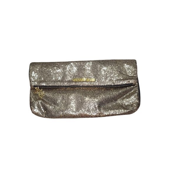 Victoria Secret Glitter Gold Clutch Purse - Picture 2 of 6